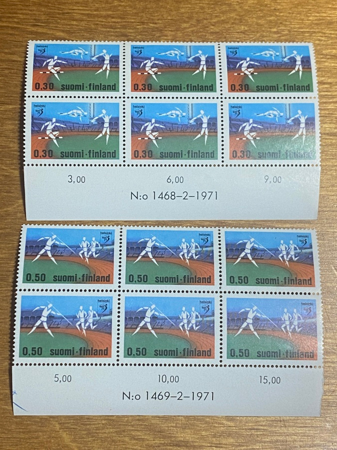 YLEISURHEILUN EM-KILPAILUT 1971 NUMERO KUUSILOT**