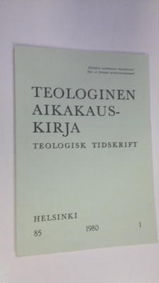 Teologinen aikakauskirja 1/1980