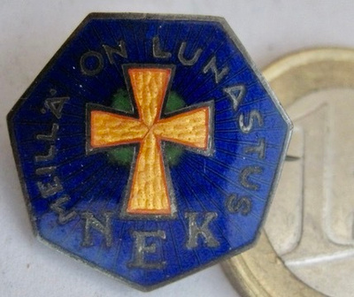 VANHA Merkki NEK Meillä On Lunastus Kristillinen