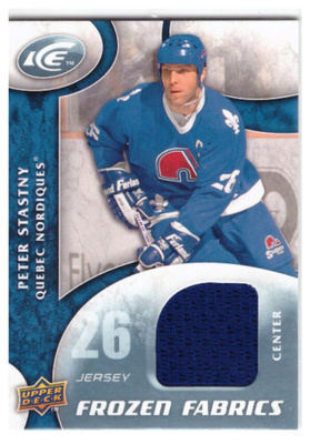 Legenda PETER STASTNY Nordiques 09-10 Up.D.Ice Frozen Fabric