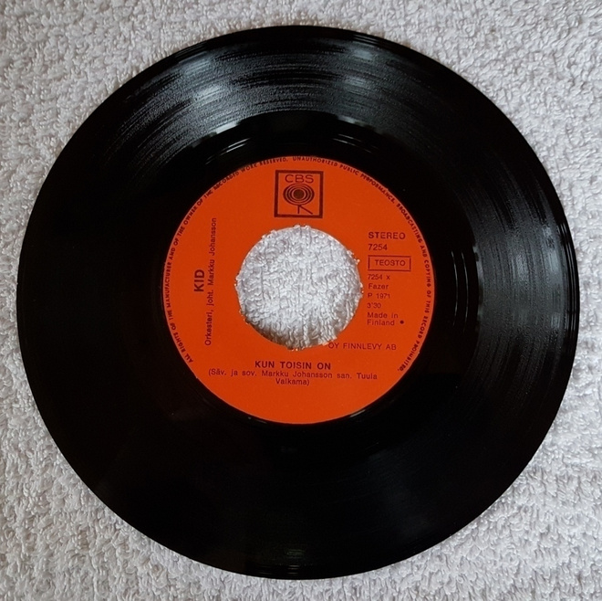 Kid   – Kun Toisin On / On Jämpti Tää 7" single