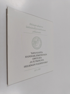 Helsingin yliopiston lääketieteellisen tiedekunnan juhlai...