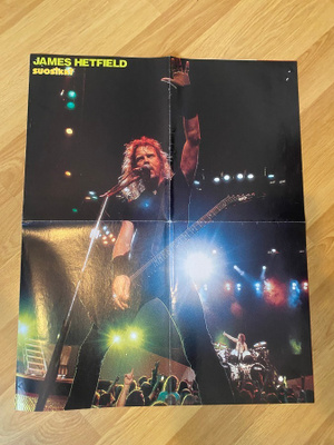 Metallica James Hetfield juliste