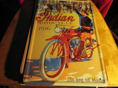 Peltikyltti moottoripyörä Indian 1916