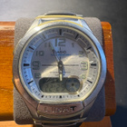 Casio AQ-180W Telememo 30 – ana-digi – teräs – 10 BAR - pikkukuva 1