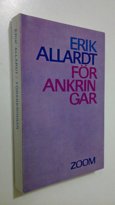 Erik Allardt : Förankringar