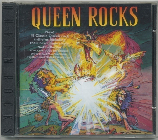 QUEEN: Queen Rocks – alkuperäinen EU kok-CD 1997 + kotelo