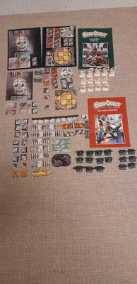 Hero Quest lisäosat Noitaherran-paluu ja Kellarin linnake