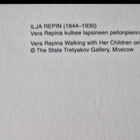 Ilja Repinin Vera Repin kulkee lapsineen pellonpiennarta... - pikkukuva 2