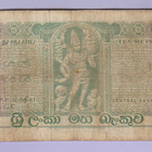 Ceylon 10 Rupees v.1974 P-74A (harvinainen) - pikkukuva 2