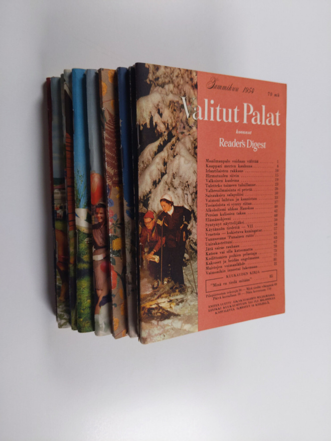 Valitut palat 1954 (vajaa vuosikerta, nrot 1-11 suojakote...