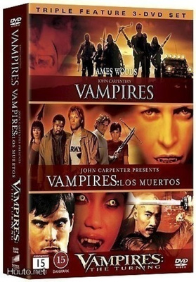 John Carpenterin; VAMPIRES - Vampyyrit Trilogia (3DVD)*UUSI*