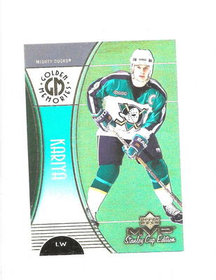 PAUL KARIYA - DUCKS - GOLDEN MEMORIES #GM-1