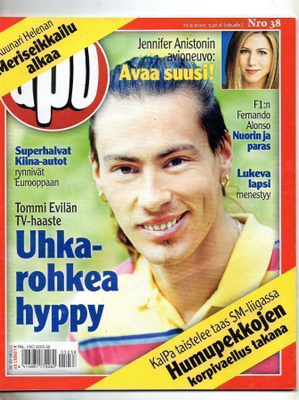 Apu n:o 38 2005 Tommi Evilä. Paula, Kirsi ja Heli. Virva Jun