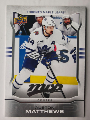 Auston Matthews 2024-25 MVP Silver Script