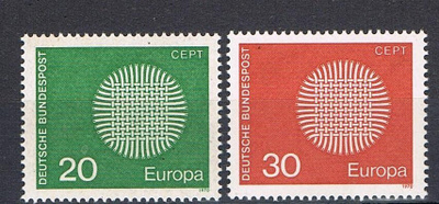 L-Saksa 1970 - Europa CEPT ++