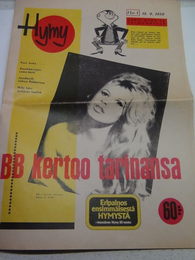 Hymy N:o 1 19.9.1959, JAZZBASILLI RIEHUU RÖÖPERISSÄ ....