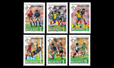 Unkari 4087-92 ** Jalkapallon MM-kisat Italia (1990)