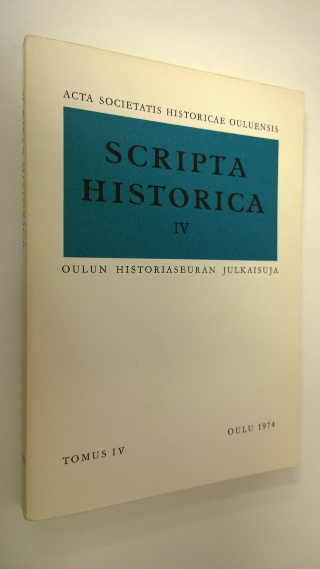 Olavi K. (toim.) Fält : Scripta historica IV osa 4