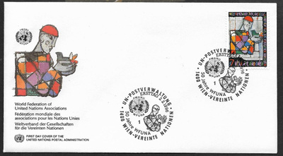 YK Wien - 50 v WFUNA FDC  (Mic. 202)