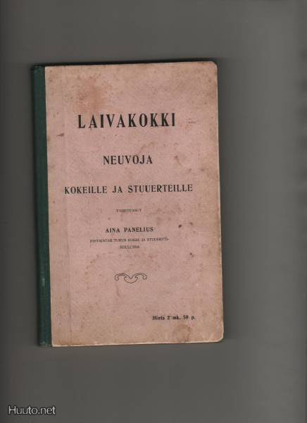 Panelius, Aina: Laivakokki, G. W. Wilen 1904, sid., harvina