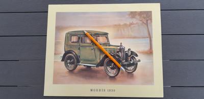 Morris 1930 Iso 37,5x30 cm Hieno Keräilykuva (60-luku)