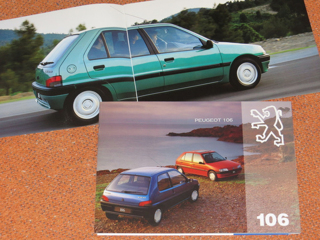 1994 Peugeot 106 PRESTIGE esite - KUIN UUSI - suom - 42 siv