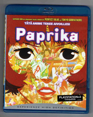 Paprika (Satoshi Kon) Blu-ray Suomijulkaisu