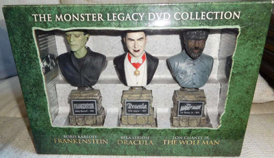 Monster Legacy 14xDVD Collection sis. kolme patsasta!