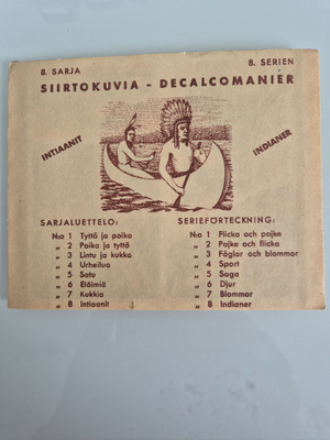 Siirtokuvia 8. sarja/Piirtopaino      (13094)