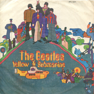The Beatles – Yellow Submarine = Submarino Amarelo LP Brazil
