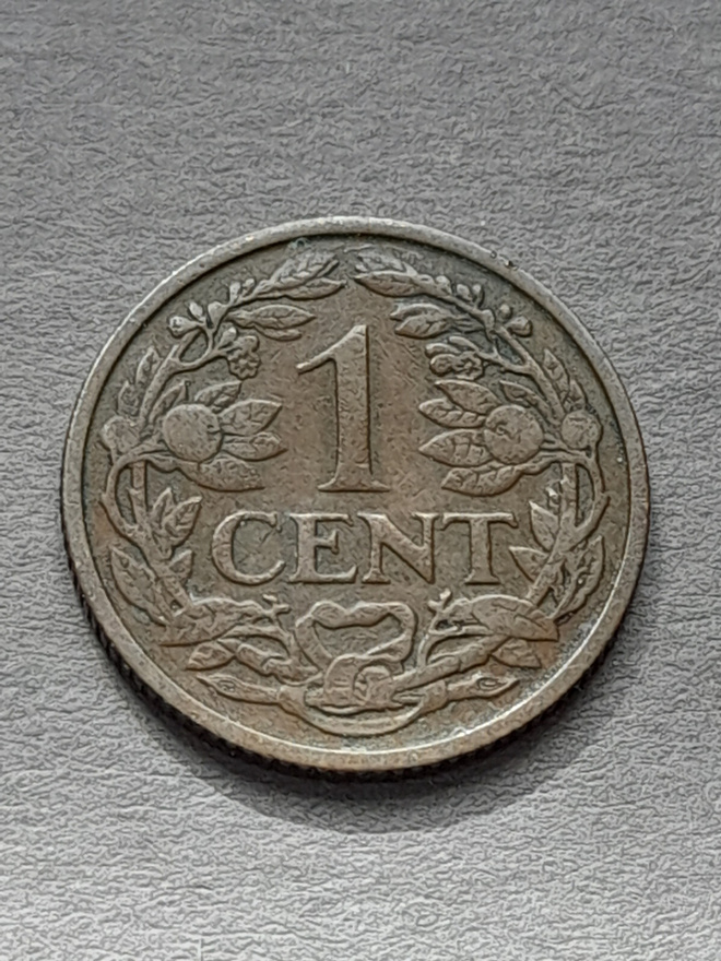 Hollanti 1 cent 1928