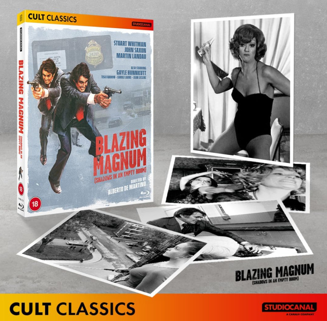 Blazing Magnum (Blu-Ray) Slipcover + Postcards (1976 UUSI