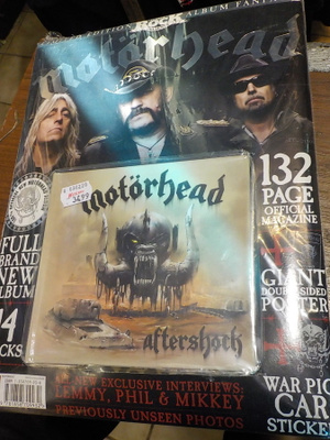 MOTÖRHEAD - AFTERSHOCK FANPACK CD + CLASSIC ROCK LEHTI