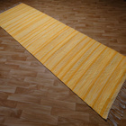 Hieno sävytetty keltainen matto 240x75cm - pikkukuva 1