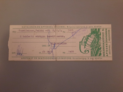 signatuuri Helsinki Katajanokka apteekki -64