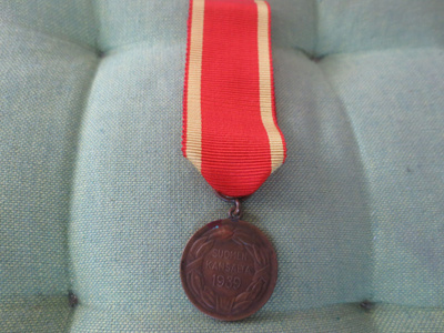 Vapauden Mitali 2 Lk-1939 Talvisodasta