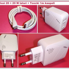 40W kaksois-USB-C PD -pikalaturi + Toocki 1m kaapeli #28975 - pikkukuva 2