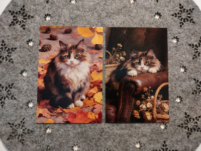 ~Kissa kortti~ 2kpl