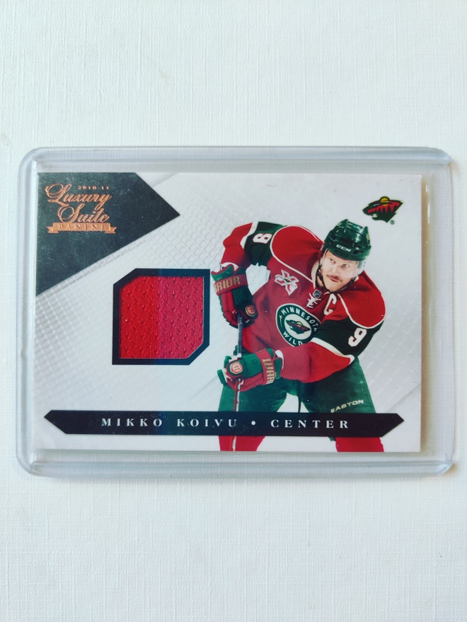 Mikko Koivu - 10-11 Panini Luxury Suite Jersey /599