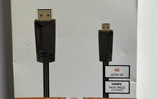HAMA HDMI-johto, Type-D (Micro) uros/ Type-A uros 1,5 M UUSI