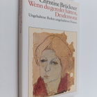 Christine Bruckner : Wenn du geredet hättest, Desdemona :... - pikkukuva 1