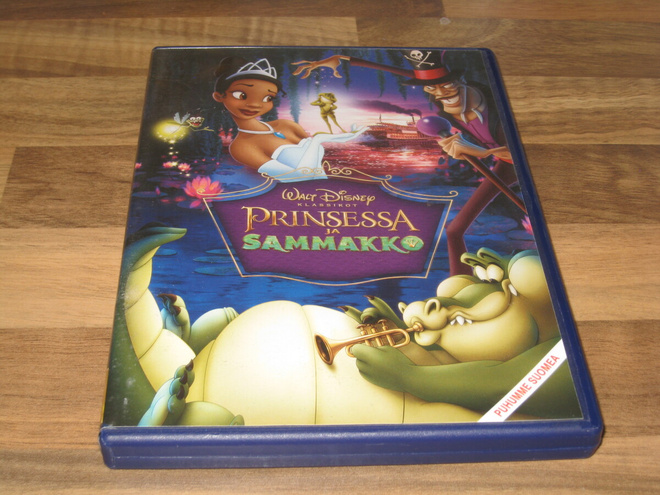 Prinsessa ja Sammakko dvd