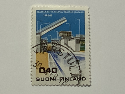 649 / 1968 Saimaan kanava o leimattu