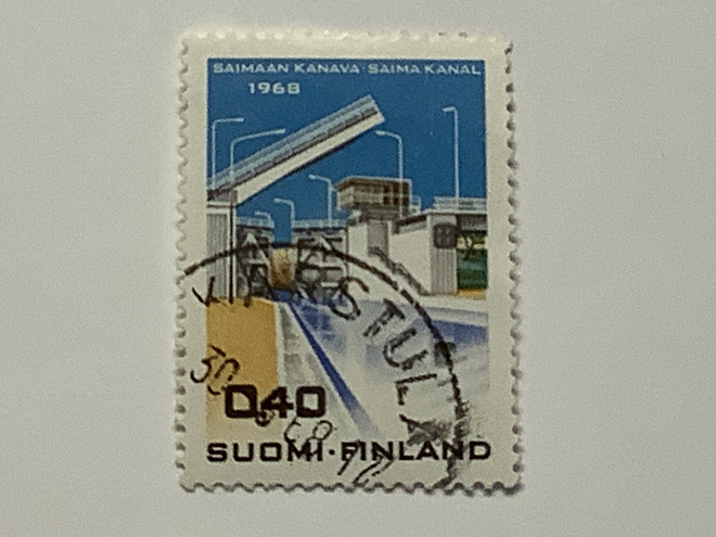 649 / 1968 Saimaan kanava o leimattu