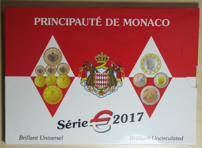 2017 MONACO BU rahasarja 1c- 2euro
