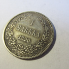 1 markka 1890 - pikkukuva 2