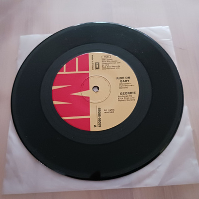 Geordie – Ride On Baby 7" orig Finland 1974 uusi mint!!!