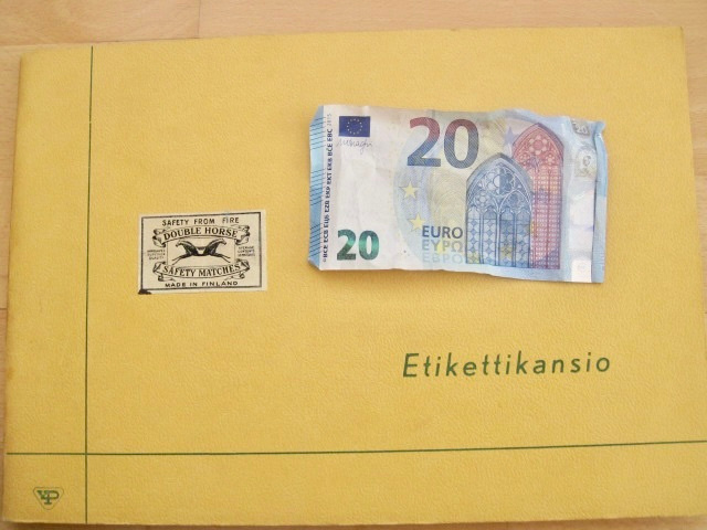 VANHA Tulitikku Etikettikansio 1930-1950-l n. 117 kpl