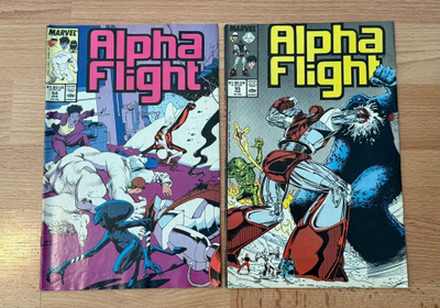 Alpha Flight #54 & #55, 1987